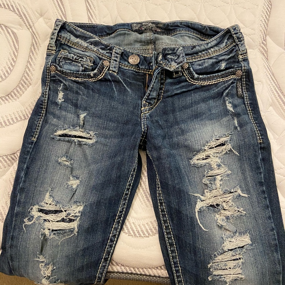 Silver Tuesday low slim boot jeans
